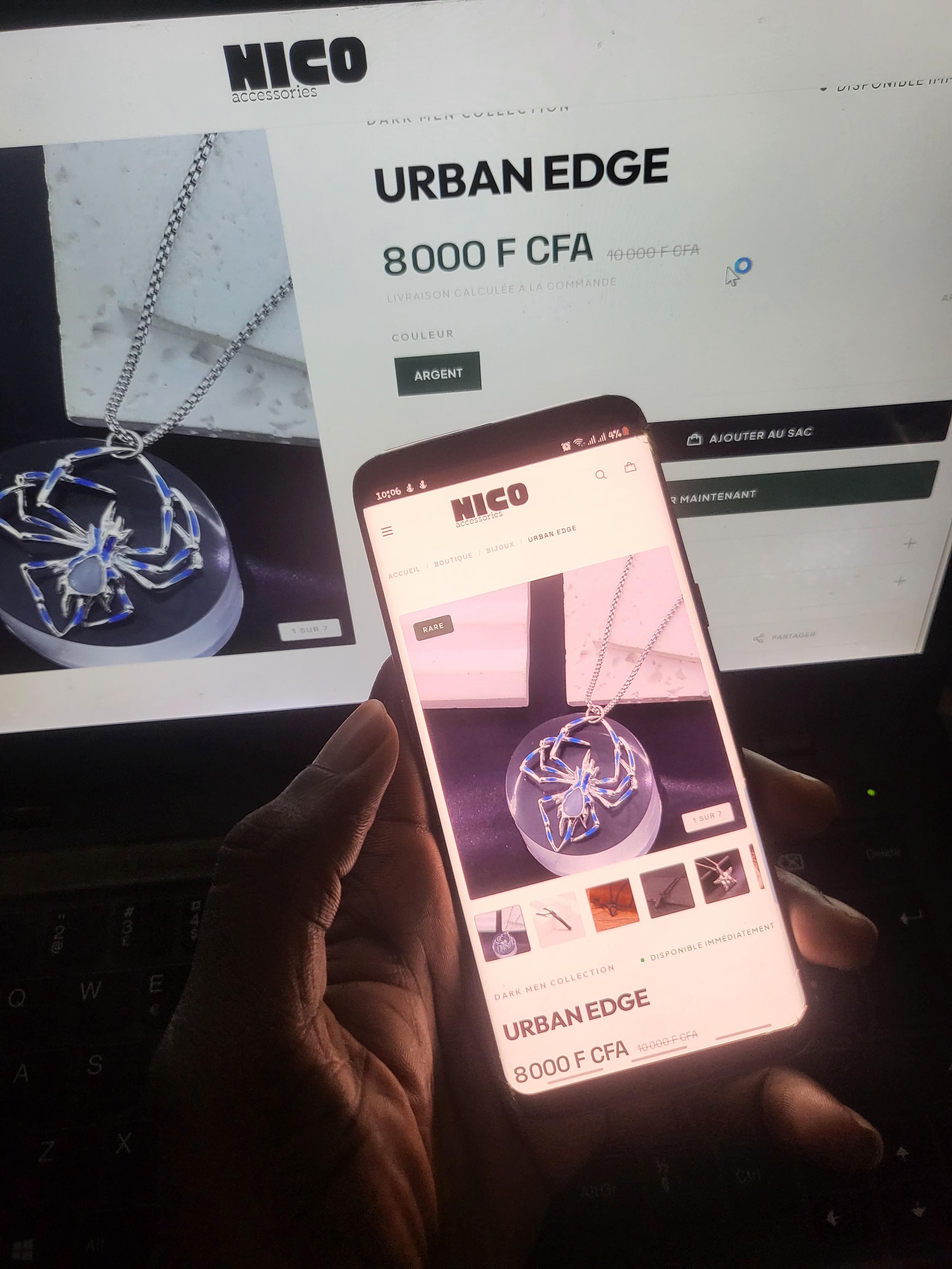 Site web consulté sur smartphone